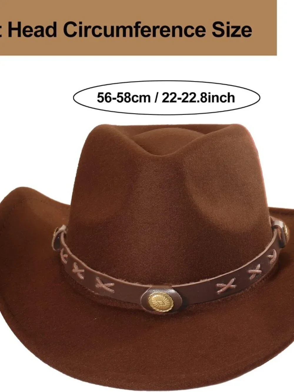 Hat with Fringed Bandana Set for Women Wide Brim Western Cowgirl Hat Paisley Hea